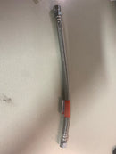 Speakman SPK-57661US 1/4" OD x 1/4" OD x 6' Stainless Steel Ice Maker Connector - Stainless Steel