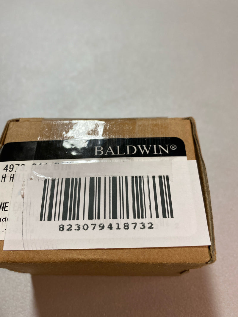 Baldwin 4973044BIN Hollywood Hills 1-1/2 Inch Mushroom Cabinet Knob from the Estate Collection - Satin Brass