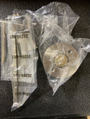 Baldwin FDLAJXTUBRCRR150 La Jolla Full Dummy Handleset with Tube Lever and Contemporary Round Rose Interior Trim from the Reserve Collection - Satin Nickel