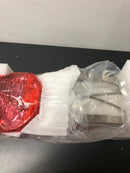 Home decorators collection 34761-HBSN Thayer 8.5 in. 2-Lights Round Satin Nickel Opal White Glass Drum Semi Flush Mount, Modern Ceiling Light