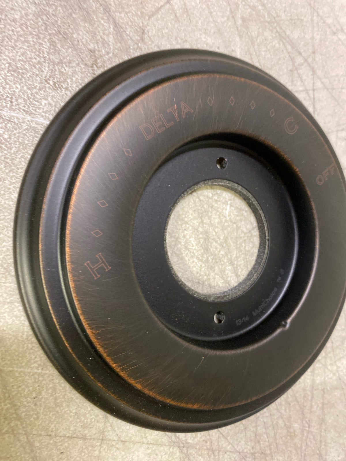 Delta RP72563RB Cassidy Escutcheon - Venetian Bronze