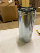 M&G DuraVent Duravent DirectVent Pro Direct Vent Pipe-Double W, Galvanized, 5 x 8, Black