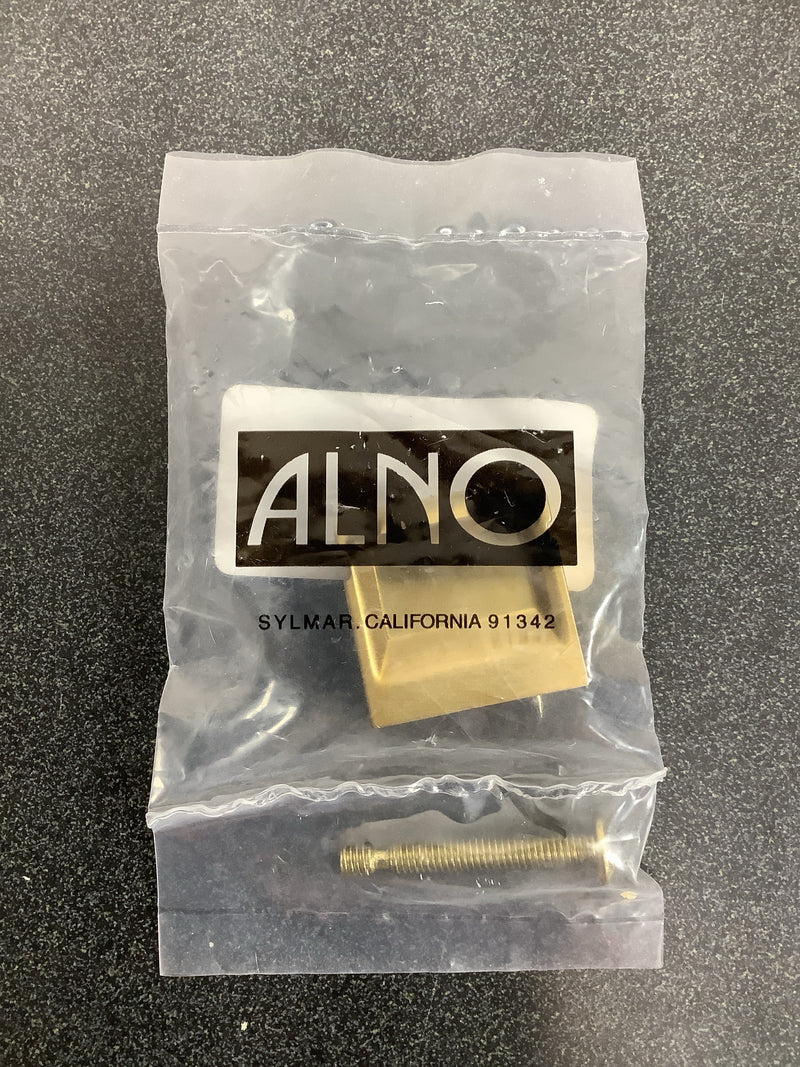 Alno A430-SB Vogue 1" Modern Rectangular Solid Brass Cabinet Knob / Drawer Knob - Satin Brass