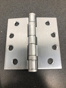 Deltana S44HDBB26D Commercial Style 4" X 4" Square Corner Ball Bearing Mortise Hinge - Set of (2) - Satin Chrome