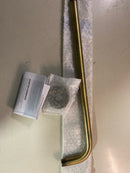 Signature Hardware SHRSA181AGBR FundamentALL 18" Wall-Mount Rain Shower Arm and Flange - Aged Brass