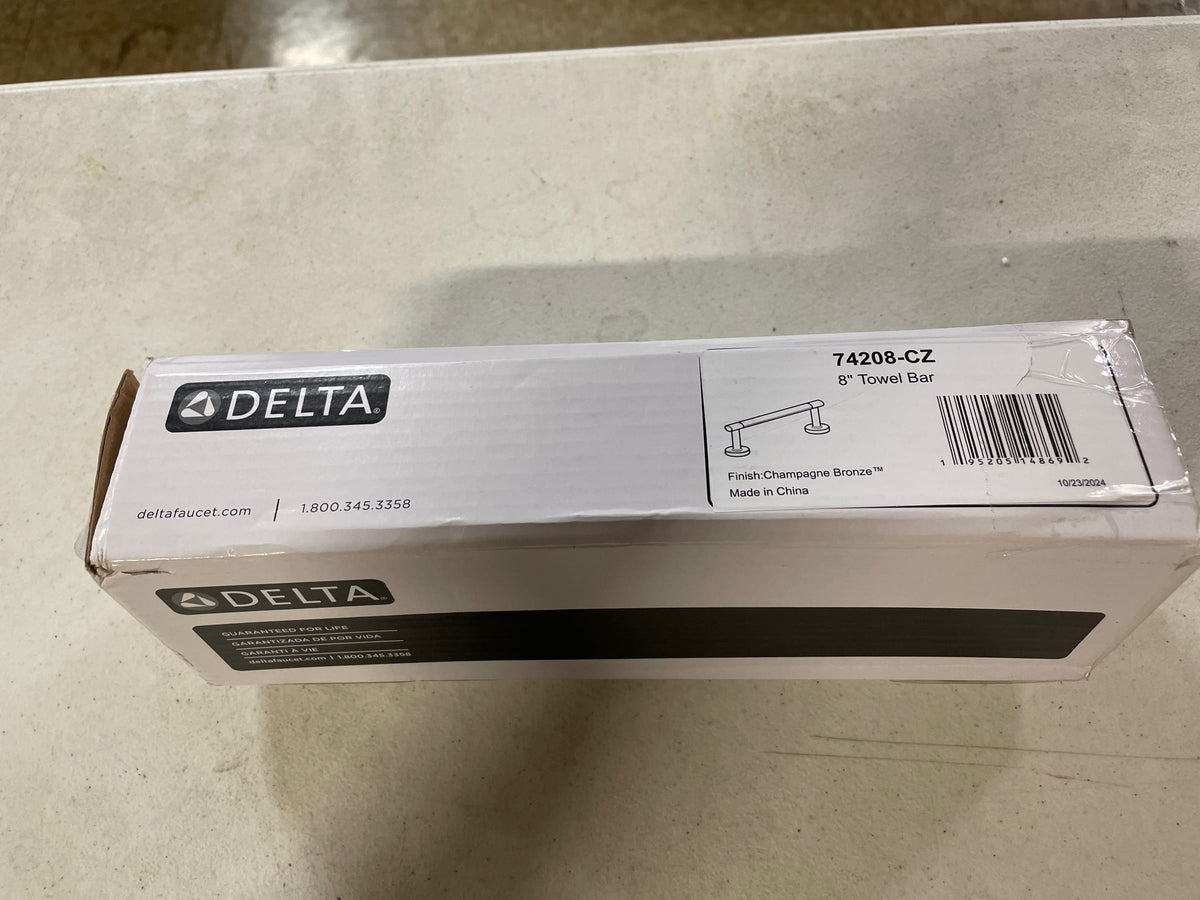 Delta 74208-CZ Altado 8" Towel Bar - Champagne Bronze