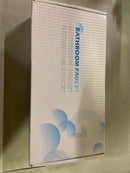 Bwe A-96561-Black Waterfall Single Hole Single-Handle Low-Arc Bathroom Faucet With Pop-up Drain Assembly in Matte Black