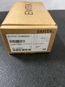 Emtek 5112ROUUS15 Round Knobset Passage Door Knob Set with Modern Rectangular Rose - Satin Nickel