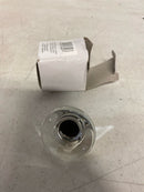 Amerock | Cabinet Knob | Clear/Polished Chrome | 1-3/4 inch (44 mm) Diameter | Glacio | 1 Pack | Drawer Knob | Cabinet Hardware