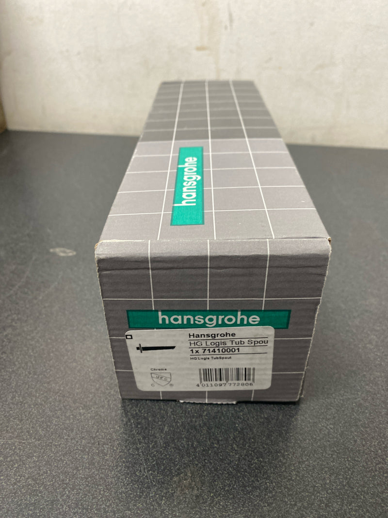 Hansgrohe 71410001 Logis 7-5/8" Non-Diverter Wall Mounted Tub Spout - Chrome