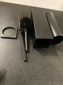 ICO Bath V5645 Volkano Fire Series Free Standing Toilet Brush - Matte Black