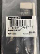 Alno A430-35-PN Vogue 3-1/2 Inch Center to Center Handle Cabinet Pull - Polished Nickel