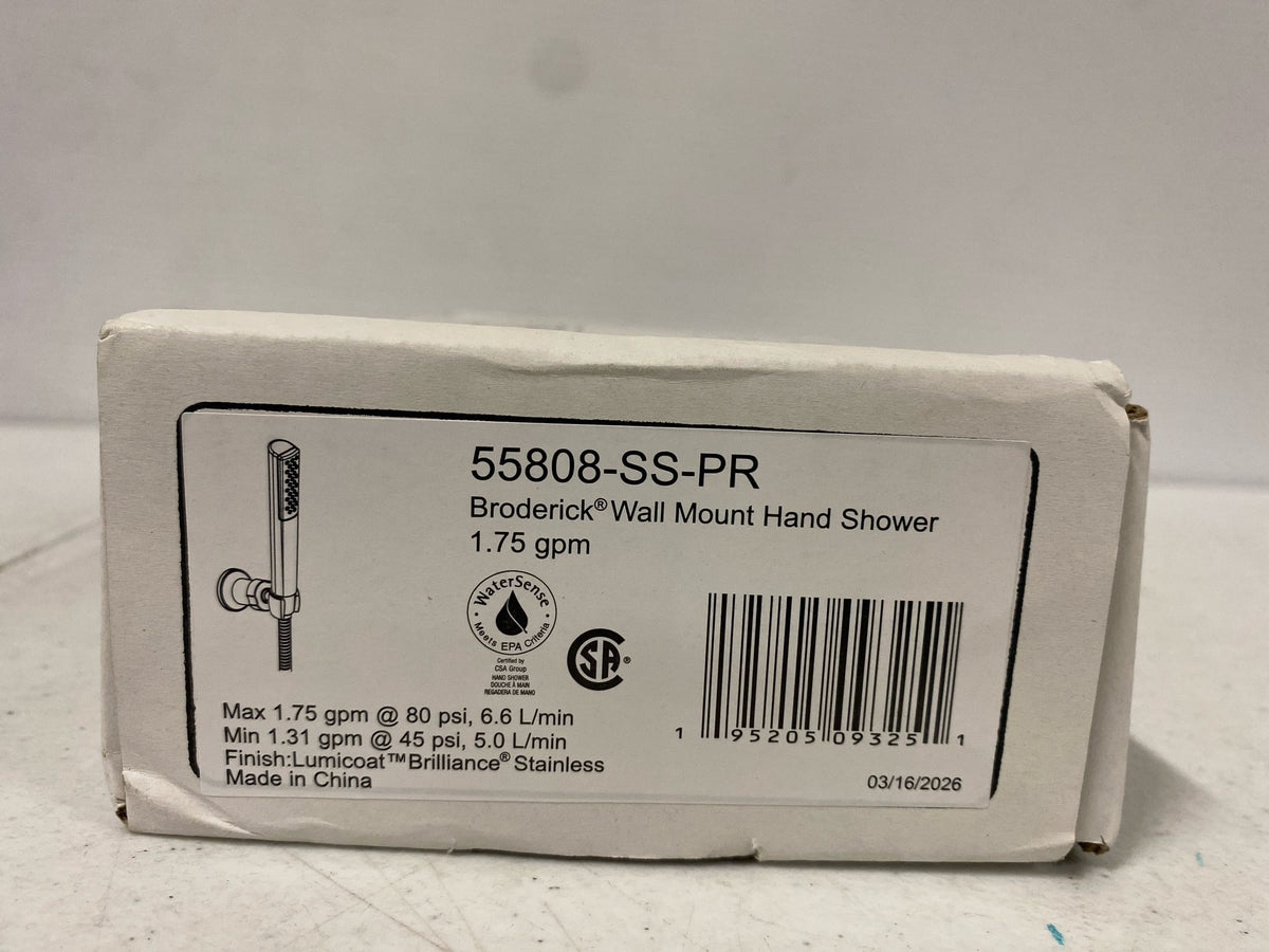 Delta 55808 Universal Showering 1.75 GPM Single Function Hand Shower - Lumicoat Stainless