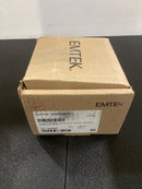 Emtek 5212STUUS15LH Stuttgart Left Handed Privacy Door Lever Set with Modern Rectangular Rose from the Brass Modern Collection - Satin Nickel