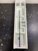 ICO Bath V62765 Volkano Crater 20-1/2" Glass Bathroom Shelf - Matte Black