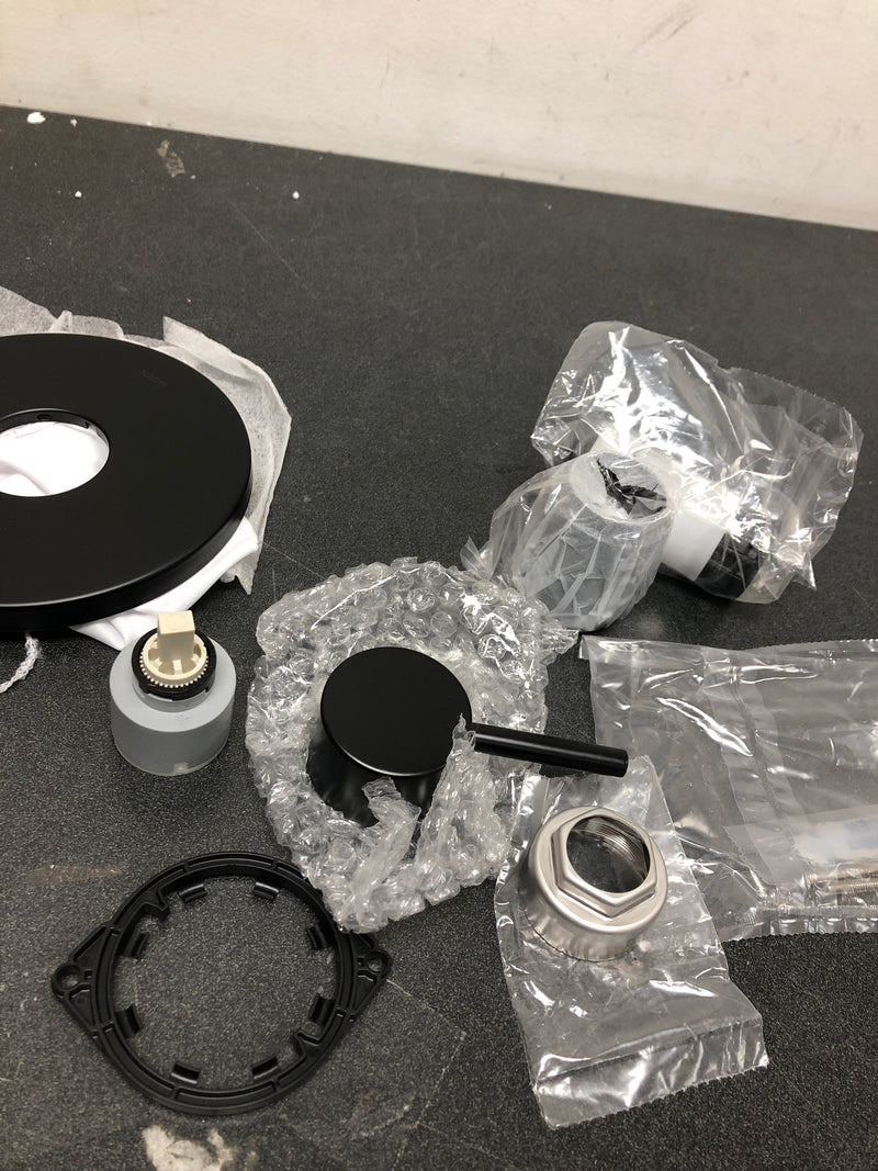 Moen UT2191BL Align Pressure Balanced Valve Trim Only with Single Lever Handle - Less Rough In - Matte Black