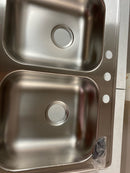 Elkay GE233213 Dayton 33" Drop In Double Basin Stainless Steel Kitchen Sink - 3 Faucet Holes