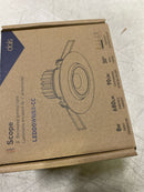 DALS Lighting 3 Inch Round Recessed LED Gimbal Light in 5CCT (White)