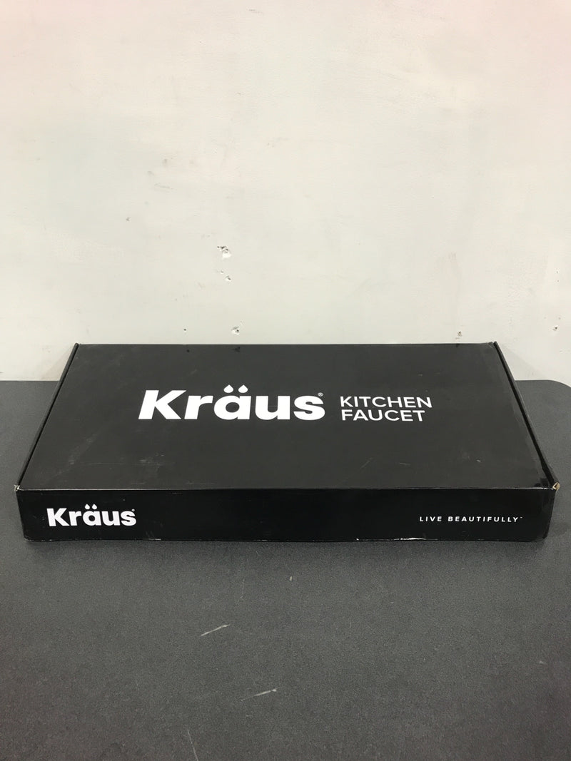 Kraus Bolden Chrome 1-Handle Deck-Mount Pull-Down Handle Kitchen Faucet