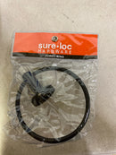 Sure-Loc LG-TR1 FBL Lugano 7" Wall Mounted Towel Ring - Flat Black