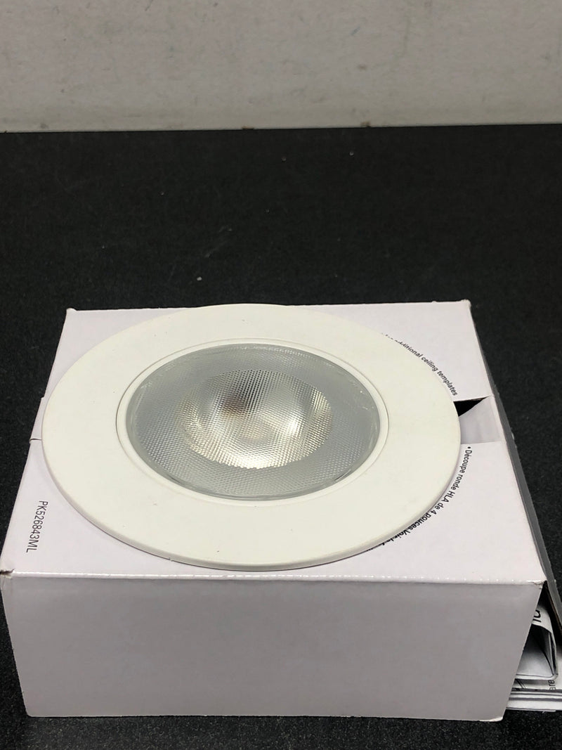 Halo HLA406FL9FS1EMWR HLA 4 in. Color Selectable (2700K-5000K) Canless Recessed Narrow Beam Adjustable Gimbal Trim Integrated LED Kit