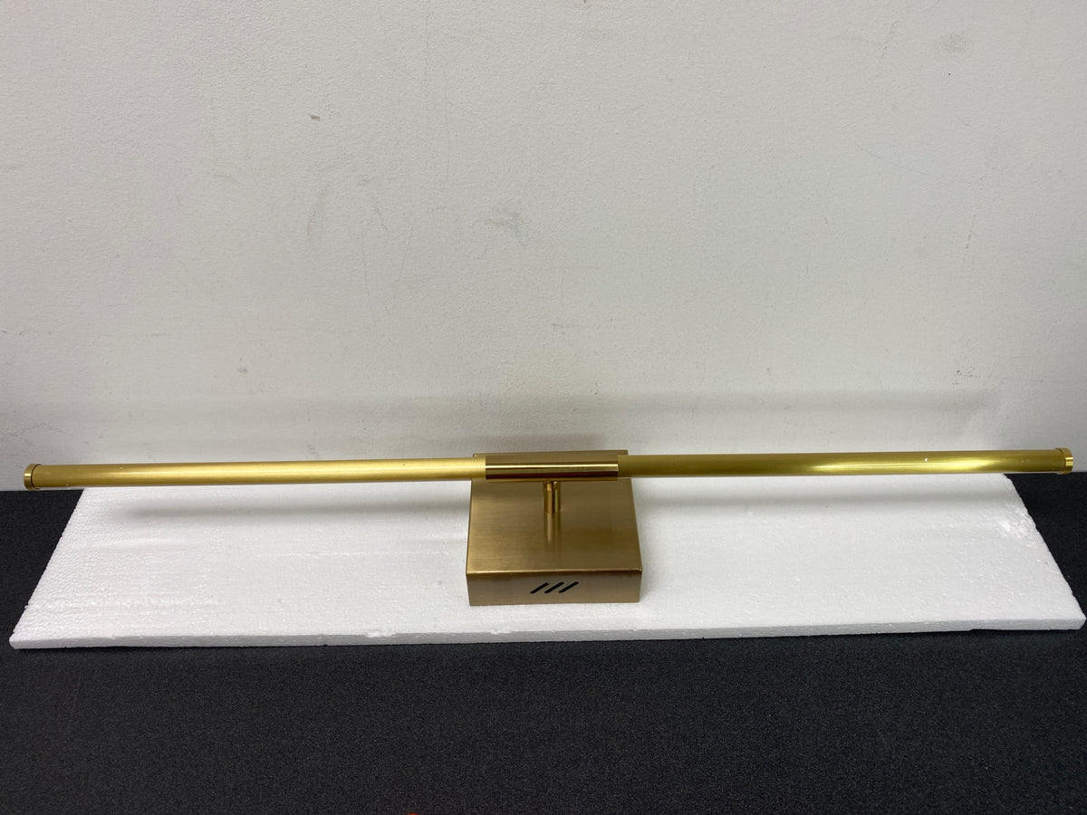JONATHAN Y Makena 28 in. Gold Dimmable Integrated LED Metal Wall Sconce-JYL7022B