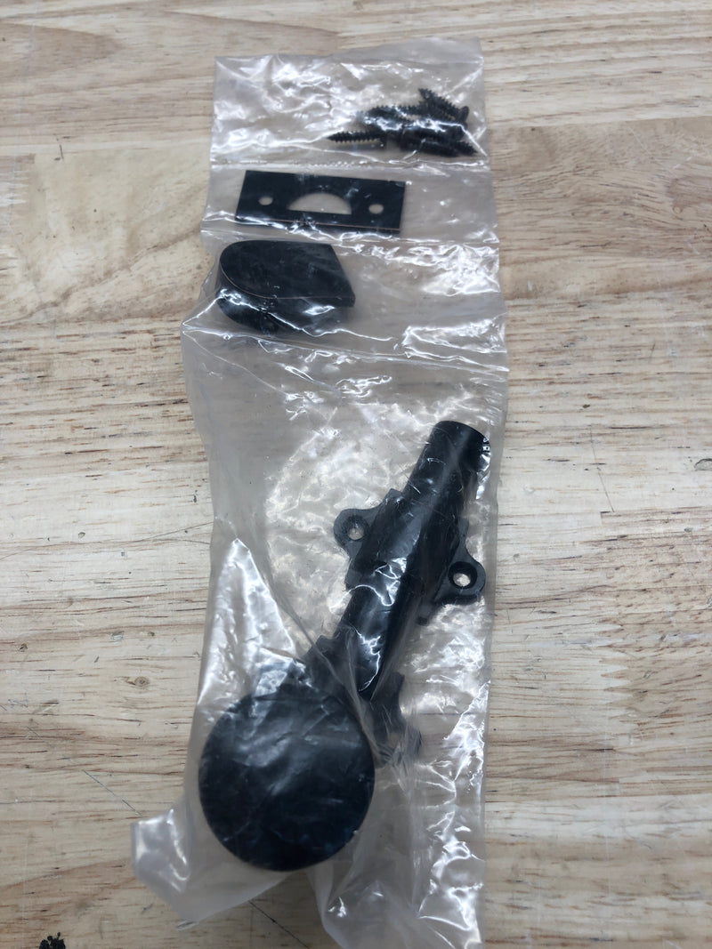 Emtek 8516US10B 4 Inch Solid Brass Surface Mounted Dutch Door Security Bolt - Oil Rubbed Bronze