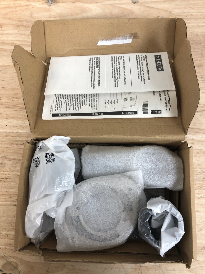 Delta T17053-RB Vero Monitor 17 Series Dual Function Pressure Balanced Valve Trim Only with Integrated Volume Control - Less Rough-In Valve - Venetian Bronze