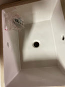 American standard 0610.000.020 Boulevard 17 in. x 15.5 in. Undermount Bathroom Sink In White Vitreous China
