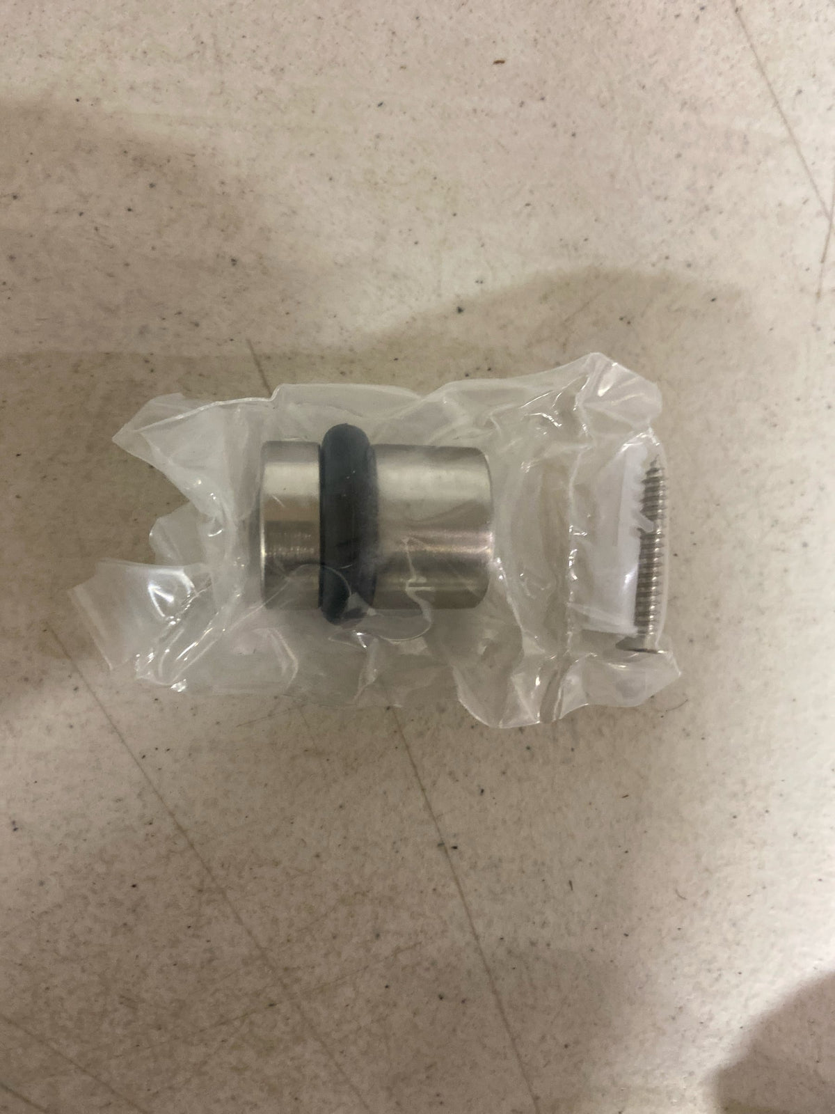 Emtek 2257US15 1-1/2" Cylindrical Floor Bumper from the Door Accessories Collection - Satin Nickel
