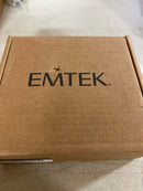 EMTEK Square Rosette Passage Set with Matching Finish Freestone Lever - Choice of Left/Right Handing and 7 Finishes - 5110FRLRHUS19 - Right Handed (RH) - Flat Black (US19)