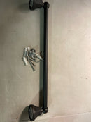 Rohl We1/18 Wellsford 18" Towel Bar Matte Black