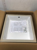 Signature Hardware 447964 Destin 16" Vitreous China Undermount Bathroom Sink - White