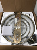 Oaks aura DC4264-Q Wesley 42 in. Indoor LED Bronze DIY Shape Retractable Ceiling Fan With Lights, 6-Speed Ceiling Fan with Remote Control