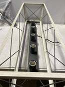 Progress lighting P400048-143 Briarwood Collection 5-Light Graphite Farmhouse Linear Island Chandelier Light