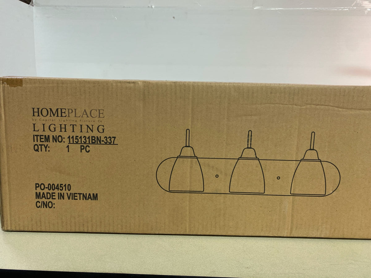 Capital Lighting 115131BN-337 Trenton 3 Light 24" Wide Bathroom Vanity Light - Brushed Nickel