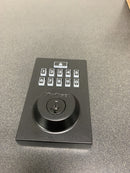 Kwikset CP913CNT-514S SmartCode Contemporary Single Cylinder Touchpad Electronic Deadbolt - Iron Black