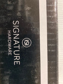 Signature Hardware SH332MB 1-1/2" Mushroom Style Pop-Up Bathroom Drain - Matte Black