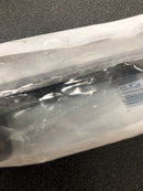 Alno A2901-4-MB Vita Bella 4" Center to Center Modern Industrial Knurled Bar Cabinet Handle / Drawer Pull with Eye Posts - Made in Italy - Matte Black