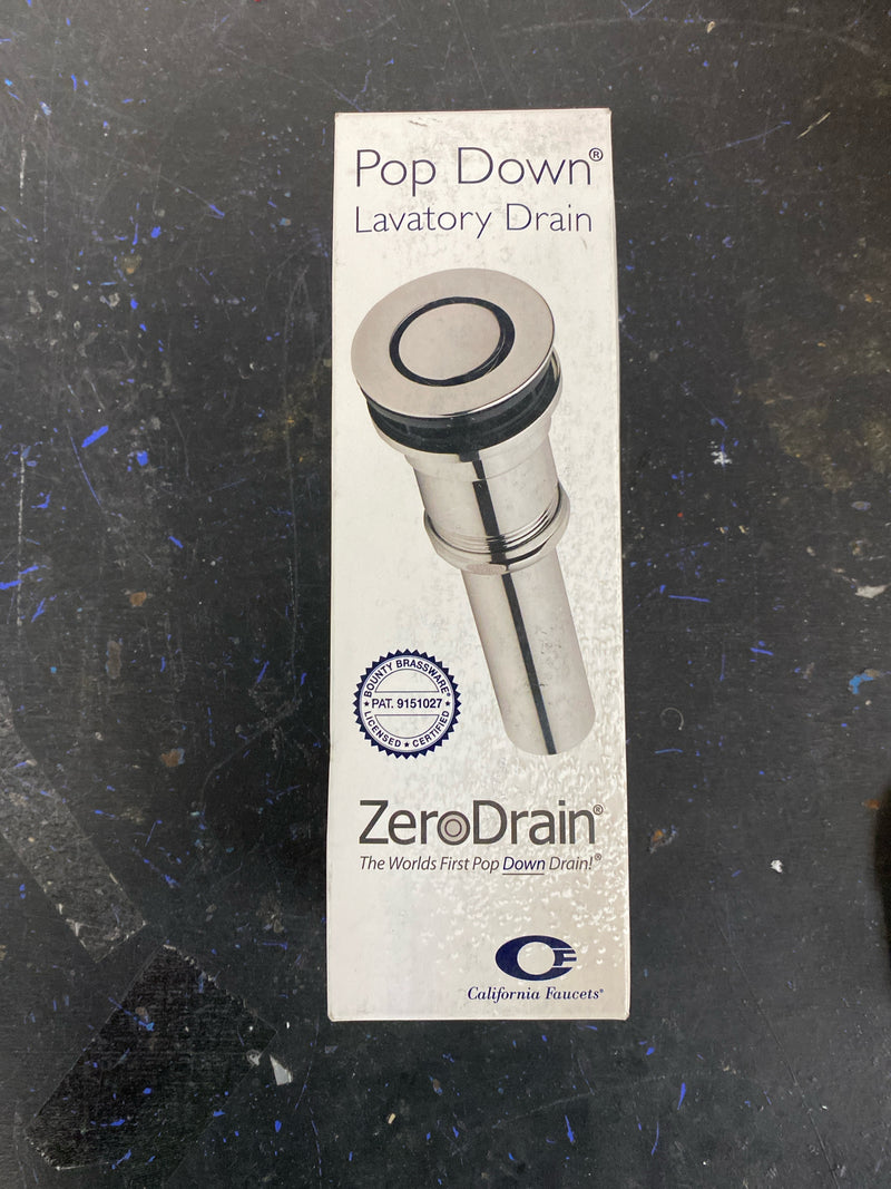 California Faucets 9050ZB-ORB ZeroDrain Pop-Down Style Lavatory Drain Assembly with 2-1/4" Diameter Flange - Oil Rubbed Bronze