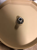 REV-A-SHELF Polymer Kidney-Shaped 1-Shelf Lazy Susan Shelf for Corner Base Cabinets (No Post Included)