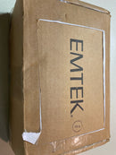 Emtek 2115US19 7-1/4" Height Privacy Pocket Door Mortise Lock from the Modern Rectangular Collection - Flat Black