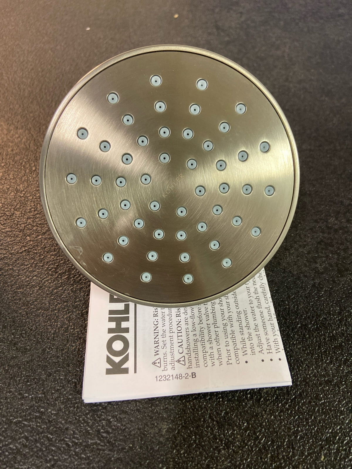 Kohler K-33641-G-BN Elate 1.75 GPM Single Function Shower Head - Vibrant Brushed Nickel