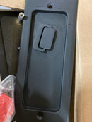 Emtek 2115US19 7-1/4" Height Privacy Pocket Door Mortise Lock from the Modern Rectangular Collection - Flat Black
