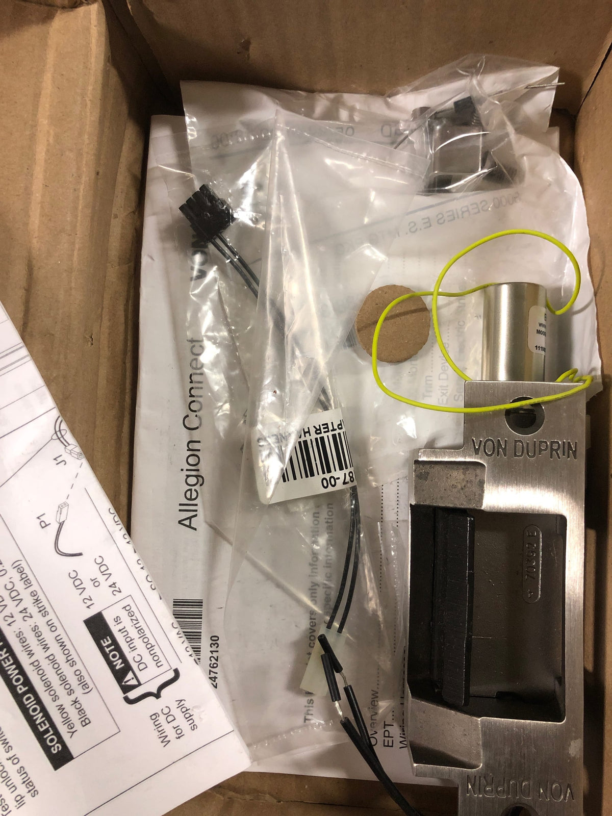 621112VDCUS32DFSE Von Duprin 6211-12V-US32D-FSE Electric Strike, Fail Secure, Satin Stainless Steel
