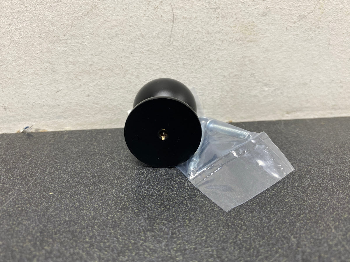 Signature Hardware 444216 Rodino Round Cabinet Knob - Matte Black