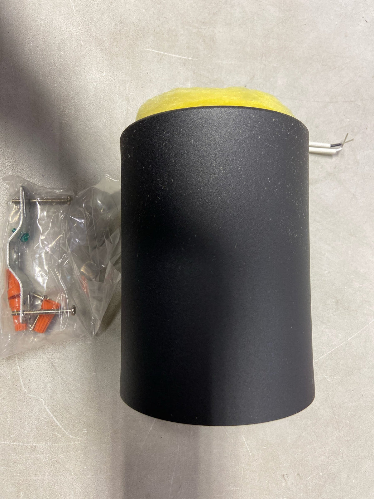 Progress Lighting Cylinder 1 Light Flush Mount Outdoor Ceiling Fixture - 5" Wide