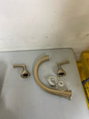 Delta T2777-CZ-PR Stryke Deck Mounted Roman Tub Filler with Arc Spout and Lever Handles - Lumicoat Champagne Bronze