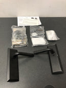 Ageless Iron 658014 Keep - Rustic Cast Iron Right Handed Single Cylinder Keyed Entry Deadbolt and Leverset Combo Pack with Lance Lever and 2-3/8" Backset - Black Iron