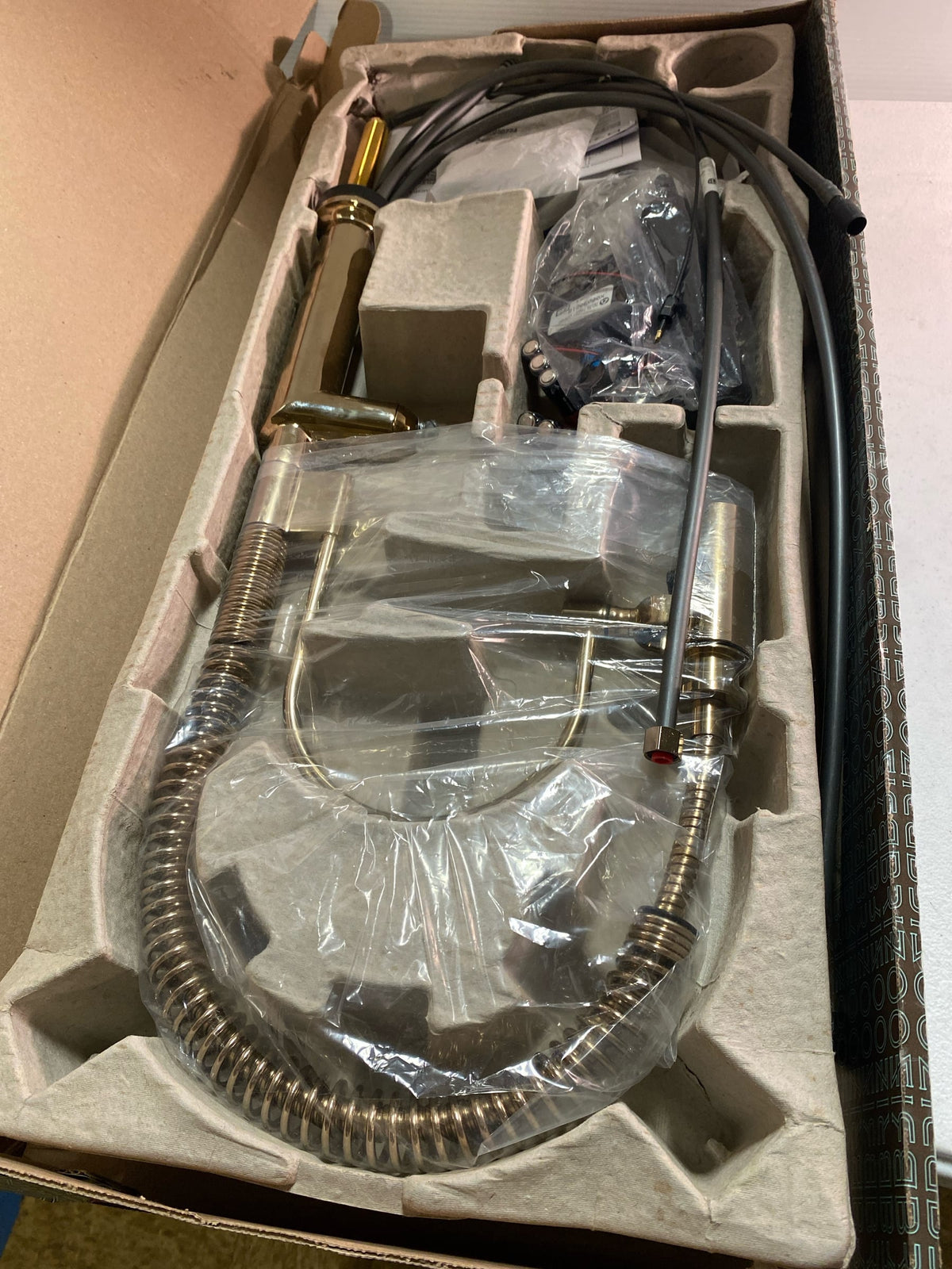 Brizo Odin: SmartTouch Semi-Professional Kitchen Faucet - Less Handle - 64375LF-PGLHP